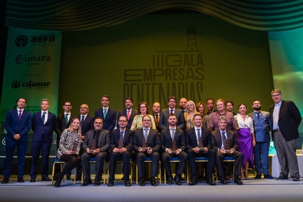 Empresas galardonadas. III Gala de Empresas Centenarias, Teatro Principal, Alicante, 9 Noviembre de 2022